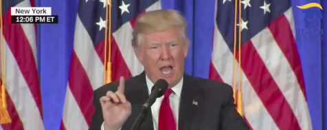 President Donald Trump. Photo: Screenshot.