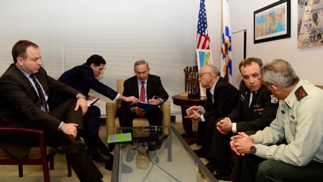 Israeli Prime Minister Benjamin Netanyahu preparing for his White House meeting with US President Donald Trump. Photo: Avi Ohayon / GPO via Netanyahu's Facebook page.