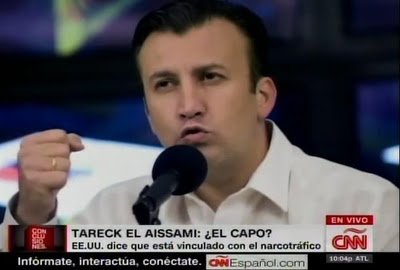 Tareck El Aissami. Photo: CNN Screenshot.