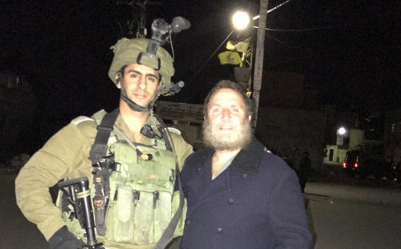 Rabbi Boteach at Joshua's Tomb. Photo: provided.