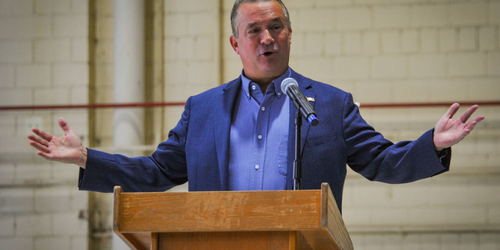 Rep. Don Bacon giving speech (Source: Reuters)