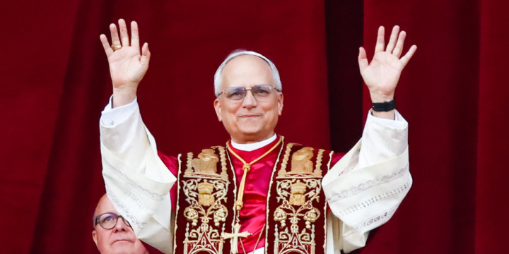 American cardinal Robert Prevost, now known as Leo XIV, has been elected a new pope by the cardinal electors on the second day of the conclave. On May 8th, 2025 in Vatican City, Vatican. (Photo by Beata Zawrzel/NurPhoto)NO USE FRANCE