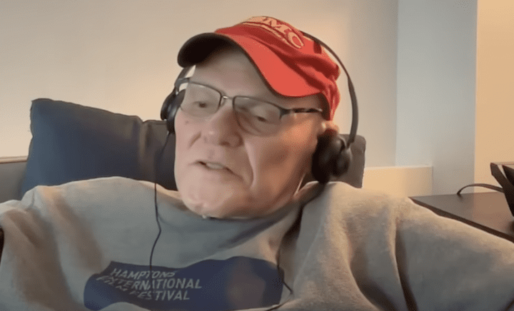James Carville speaks on the Politics War Room podcast (Source: Youtube-Politics War Room)